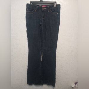 GLO Jeans Women's Size 5 Midnight Blue Bootcut Denim Dark Wash Juniors Stretch